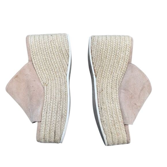 Steve Madden Women's Tan Platform Slide On Sandal Wedge Size 7 - Picture 4 of 10